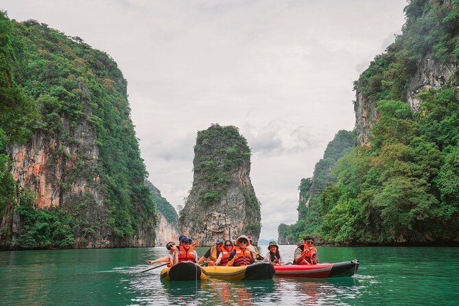 Phang Nga Bay Sunset Cruise Dinner With Sea Canoe and Loy Krathong From Phuket - Phang Nga Bay Exploration