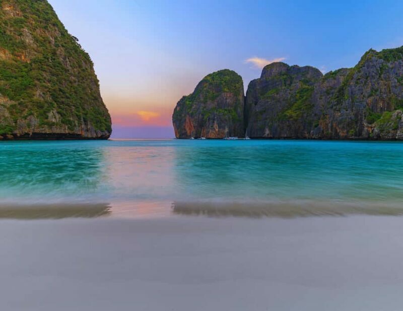 Phi Phi & 4 Islands sunset tour plus bioluminescent plankton - Island Hopping: From Monkey Beach to Bamboo Island