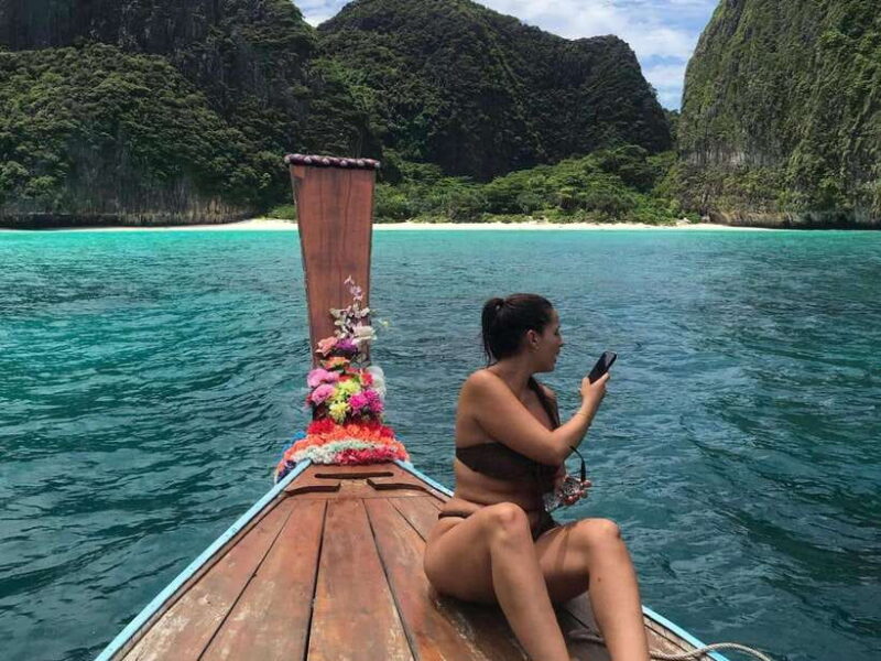 Phi Phi: 7 Islands Longtail Boat With Sunset and Plankton - Snorkeling at Pileh Lagoon and Shark Point