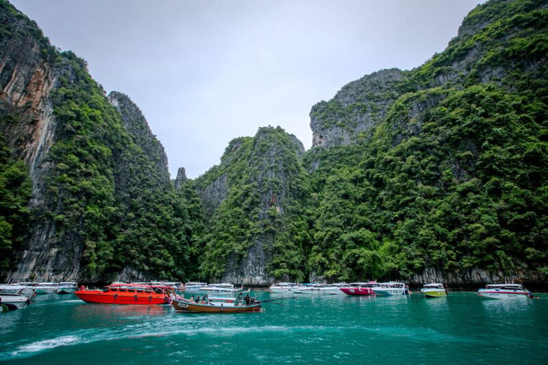 Phi Phi: Early Morning Speed Boat to Maya Bay - Viking Cave