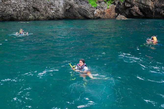 Phi Phi Islands Adventure Day Trip With Seaview Lunch by V.Marine - Bask on Bamboo Islands Beaches