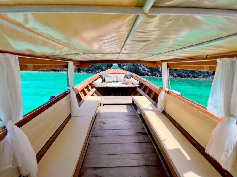 Phi Phi: Luxury Private Longtail Tour to Maya Bay With Lunch - Onboard Experience