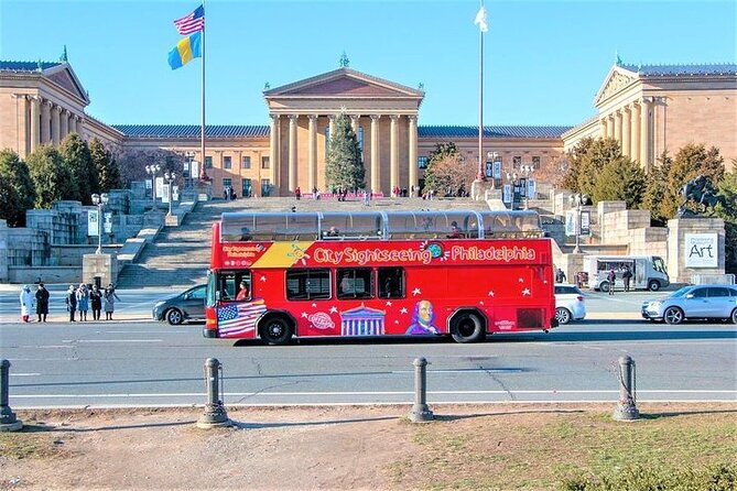 Philadelphia Double Decker Sightseeing Tour & Campos Cheesesteak Combo - Inclusions