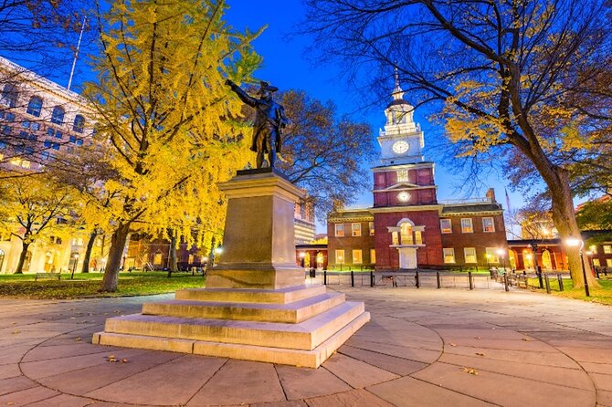 Philadelphia Small Group Night Tour W/Liberty Bell + Cheesesteak - Transportation and Fitness