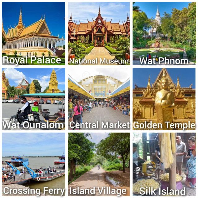 Phnom Penh: City and Silk Island Tour (No Genocide Sites) - Transportation and Logistics