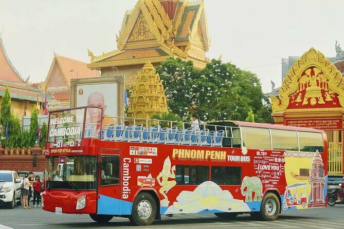 Phnom Penh Hop-on Hop-off Bus with Free Boat Cruise 1 Day Pass - Exploring the Full Itinerary