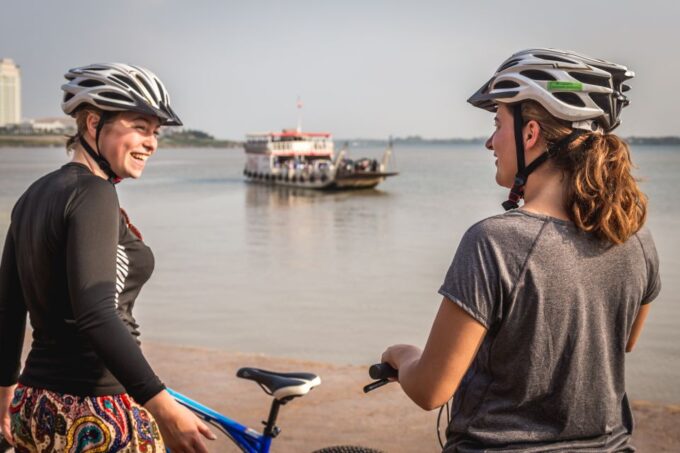 Phnom Penh: Mekong Islands & Silk Islands Guided Bike Tour - Meeting Point and Transportation