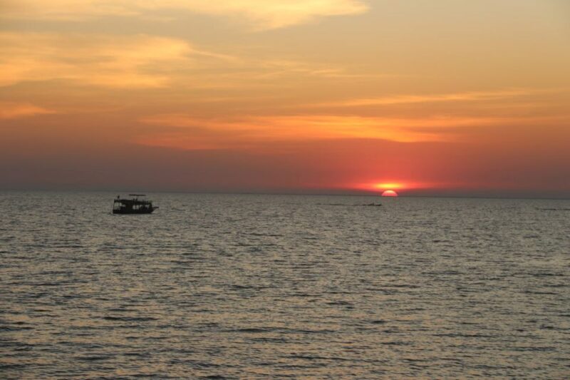 Phnom Penh Mekong/Tonle Sap River Sunset Wine/Fruits Cruise - Transportation and Logistics