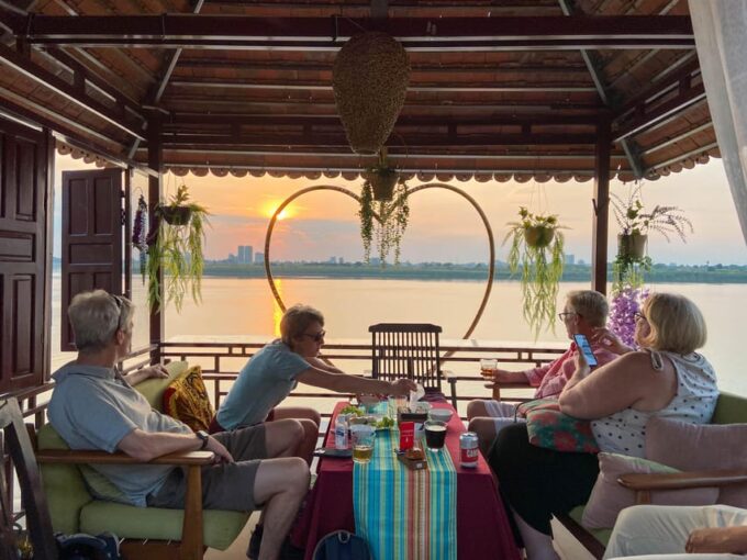 Phnom Penh: Silk Island Sunset Bike Tour Include Drinks - Reserve Now & Pay Later