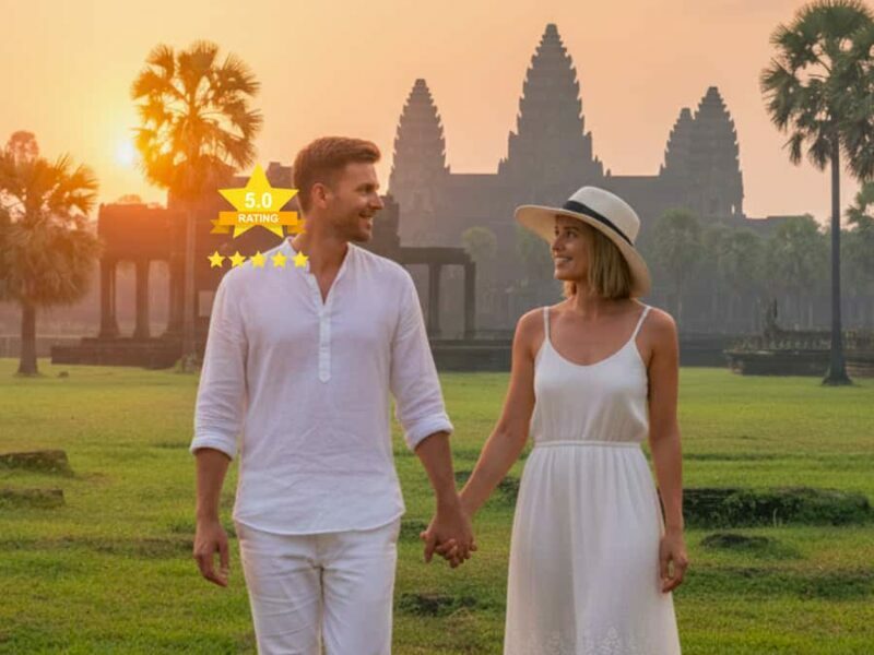 Phnom Penh to Angkor Wat, Bayon & Ta Prohm Day Trip + Lunch - Key Points
