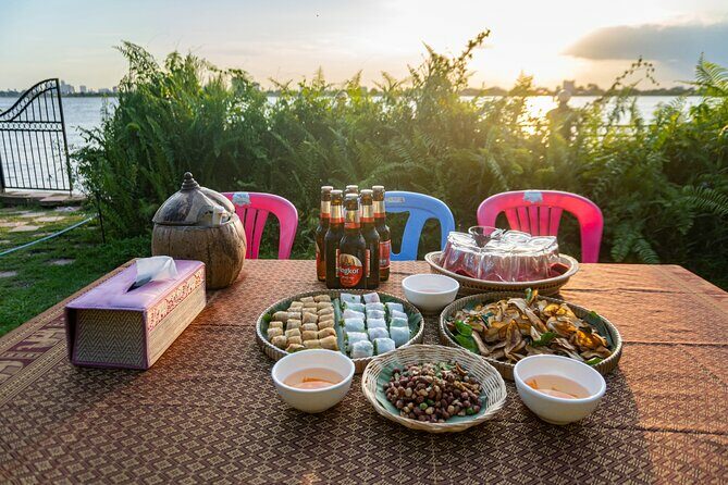 Phnom Penh to Silk Island Sunset Bike Tour/ E-Bike or Tuk Tuk - A Scenic Ride into the Cambodian Countryside