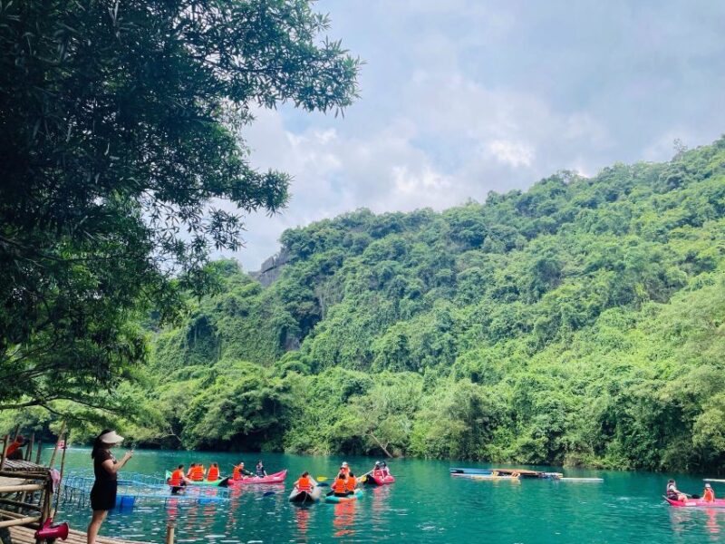 Phong Nha: Cave Exploration and Zipline Dark Cave Tour - Chay River Kayaking
