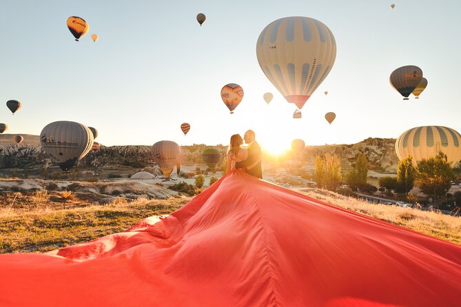 Photoshoot in Cappadocia With Free Flying Dress - Convenient Pickup and Cancellation Policy