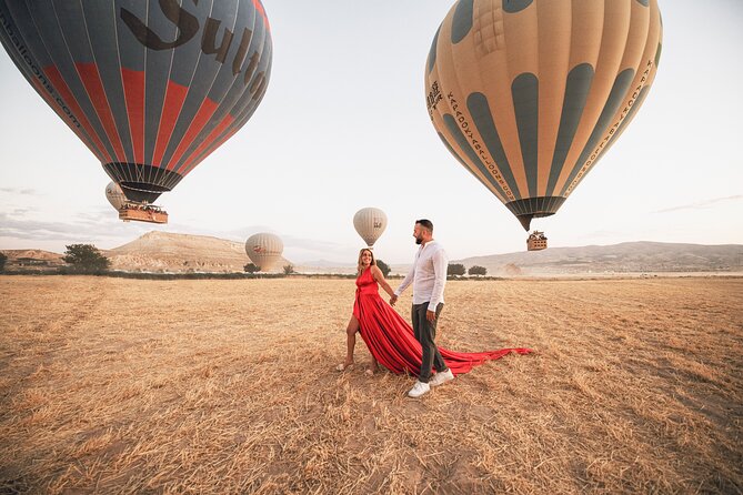 Photoshoot in Cappadocia With Free Flying Dress - Unique Landscape Photography Opportunities