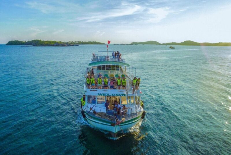 Phu Quoc: Cable Car Ride and 3 Islands Boat Tour With Lunch - May Rut Island Relaxation