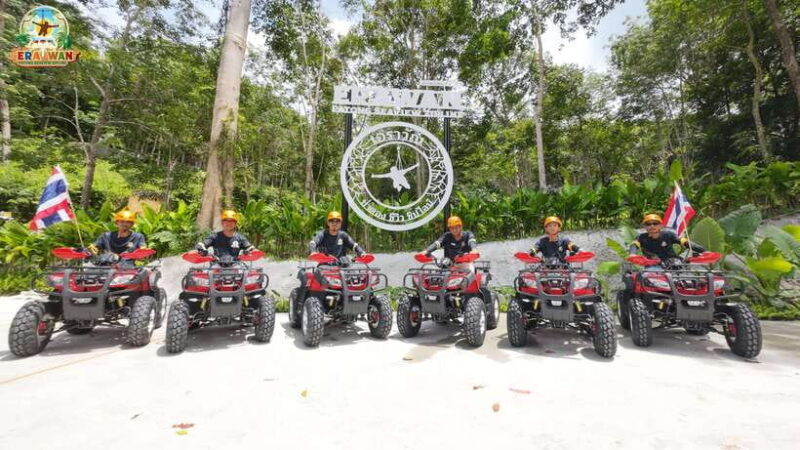 Phuket : ATV by Erawan Patong Seaview Zipline 250 Cc - Included Services