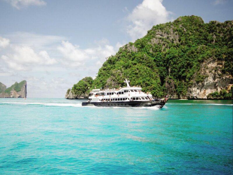 Phuket: Coral Bay and Phi Phi Tour by Big Boat With Lunch - Itinerary at a Glance