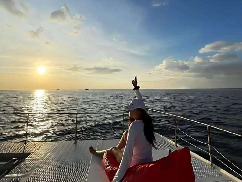 Phuket: Coral Island by Catamaran Yacht With Sunset Dinner - Itinerary