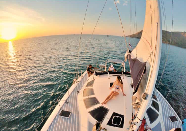 Phuket: Coral Island Catamaran Cruise With Sunset Dinner - Key Points