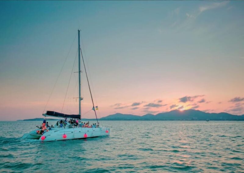 Phuket: Coral Island Catamaran Cruise With Sunset Dinner - Snorkeling Adventure