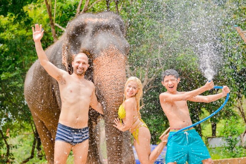 Phuket: Feed and Rain Shower at Elephant Camp With Seaview - Scenic Clifftop Viewpoint