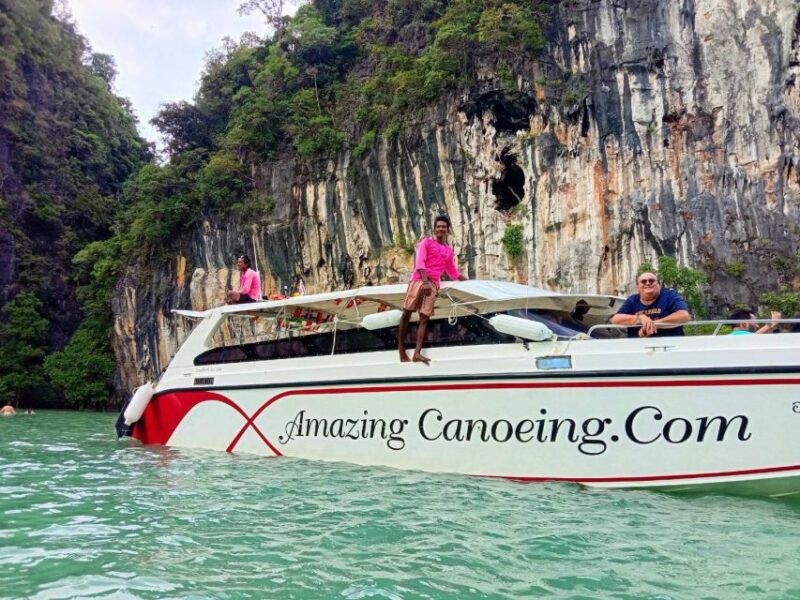 Phuket: James Bond Island by Speedboat W/ Canoeing & Lunch - Key Points