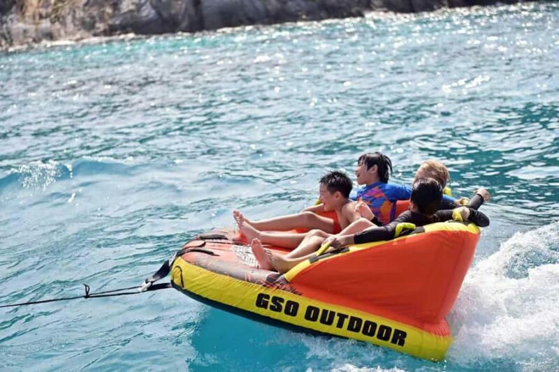 Phuket Luxury Catamaran Tour Racha Water Toys/Picnic/Sunset - Transport and Timing