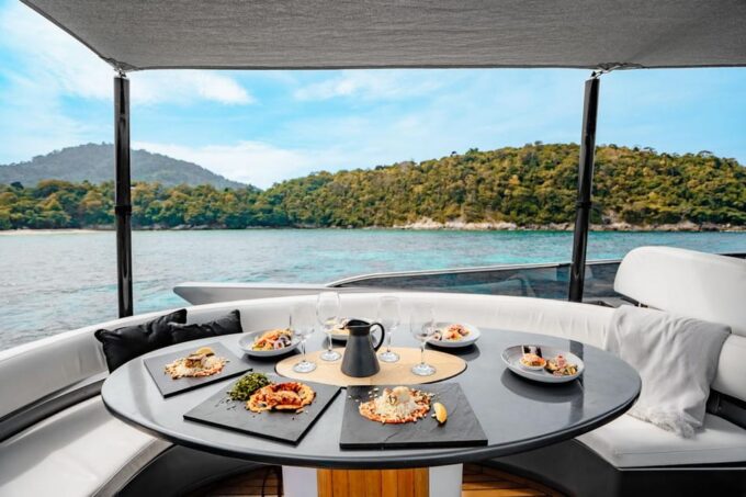 Phuket: Luxury HYPE Yacht to Phang Nga Bay and Hong Island - Gourmet Lunch and Onboard Amenities