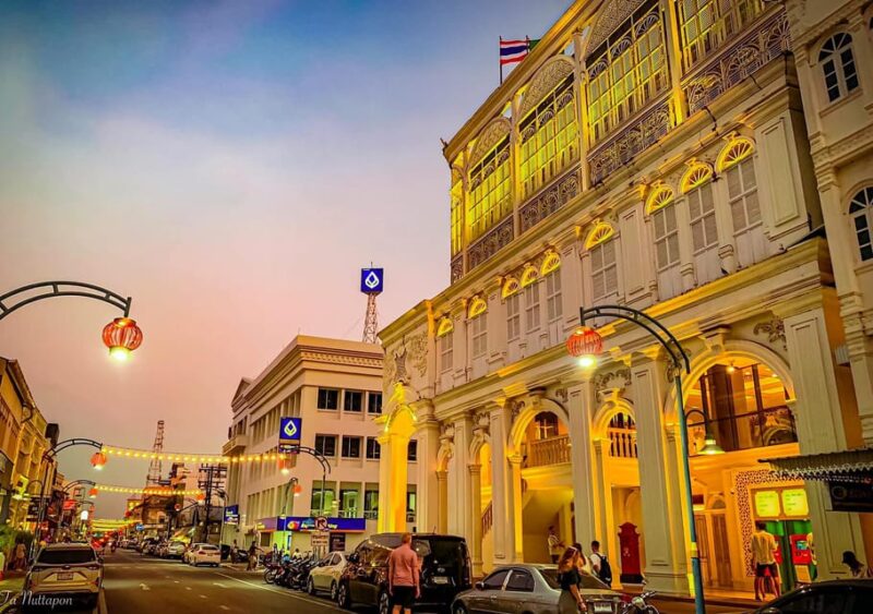 Phuket Old Town Chillva Market Bangla Patong Night City Tour - Khao Rang Hill