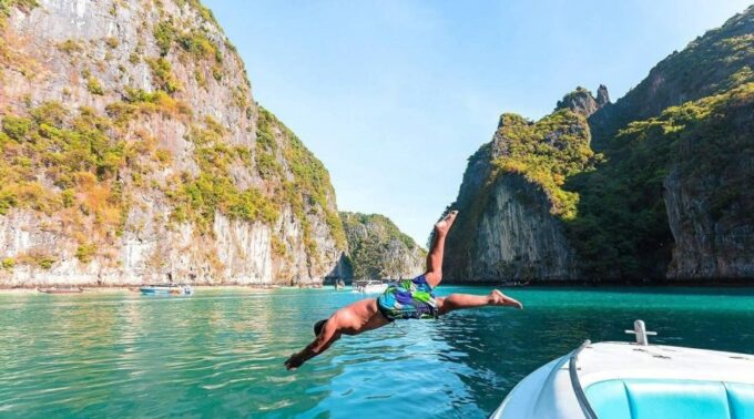 Phuket: Phi Phi, Maya & Bamboo Island by Speed Boat Charter - Snorkeling at Bamboo Island