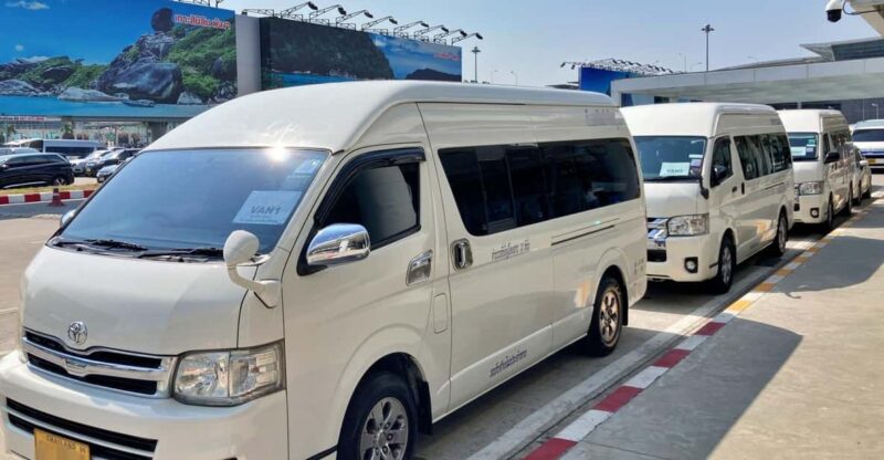 Phuket: Private Van at Disposal Within Phuket - Included in the Package