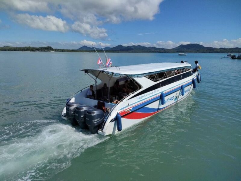 Phuket: Speedboat Transfer to Ao Nang or Railay via Ko Yao - Key Points
