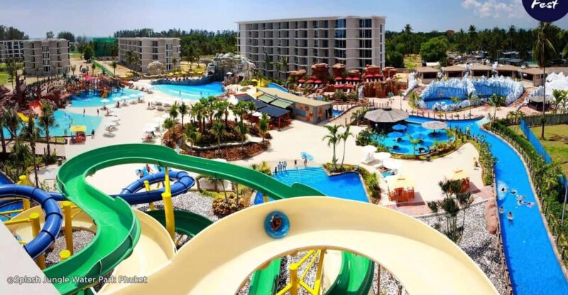 Phuket: Splash Jungle Water Park Entry Ticket - Park Features