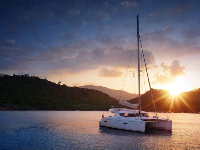 Phuket: Sunset Cruise to Coral Island by Catamaran Yacht - Coral Island Destination
