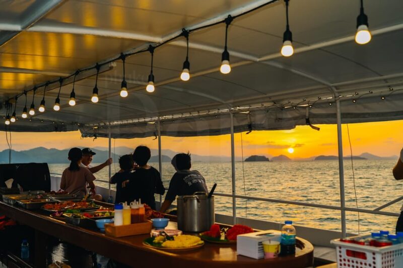 Phuket: Sunset Seafood Dinner Cruise In Phang Nga Bay - Cultural Loy Krathong Activity