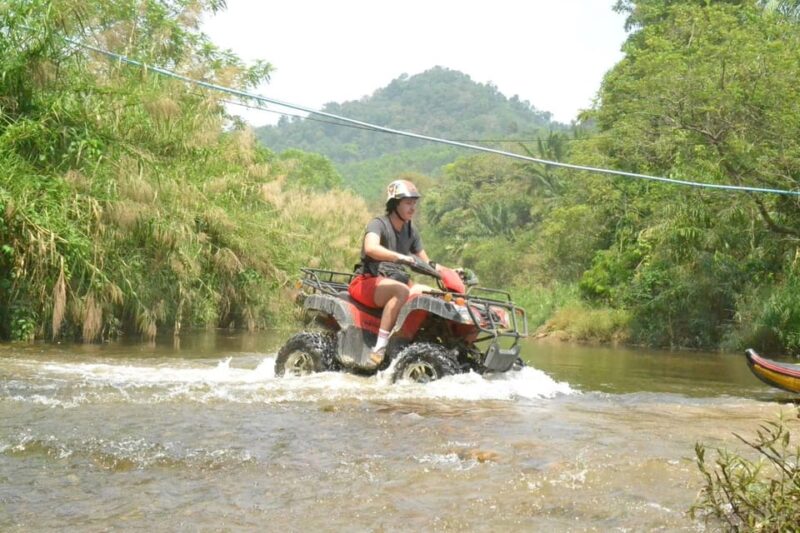 Phuket : White Water Rafting , ZipLine ,ATV and Money Temple - Zipline Experience
