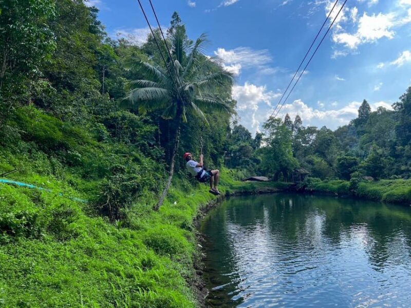 Phuket :White Water Rafting,ZipLine Ride ATV & Monkey Temple - White Water Rafting