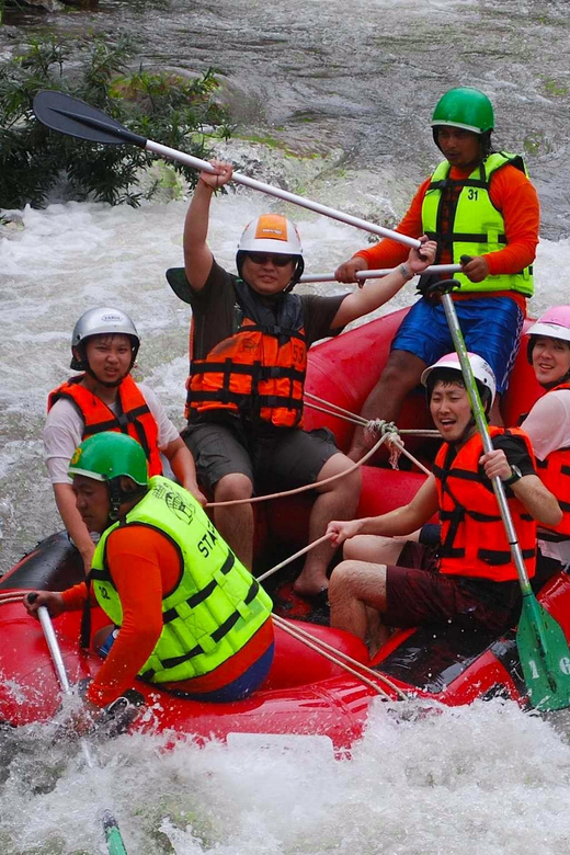 Phuket :White Water Rafting,ZipLine Ride ATV & Monkey Temple - Zipline Adventure