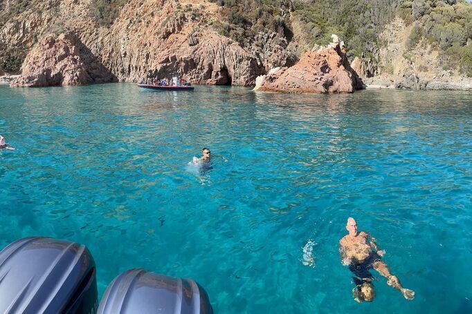 Piana Sunset Cruise Apéro Swimming Boat 12 Places - Itinerary Highlights