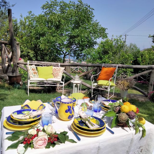 Piano Di Sorrento: Cooking Class With Food Tasting and Wine - Key Points