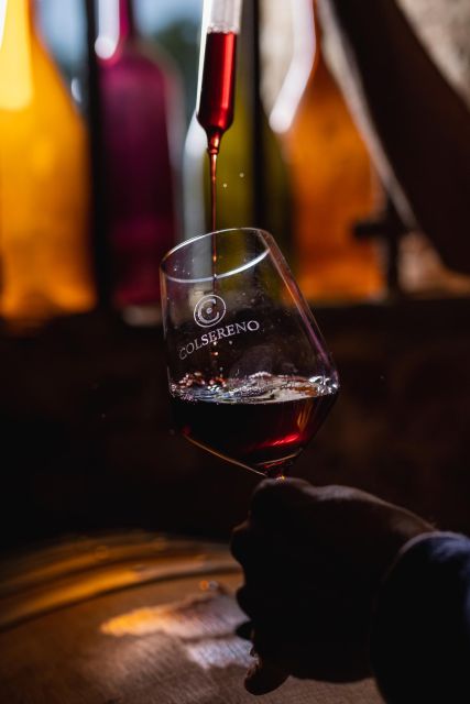 Picnic in Vineyards With a Bottle of Rosso Di Montalcino - Social Media Opportunities