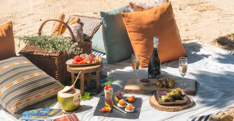 Picnic Set at My Beach Resort - Outdoor Dining Memories