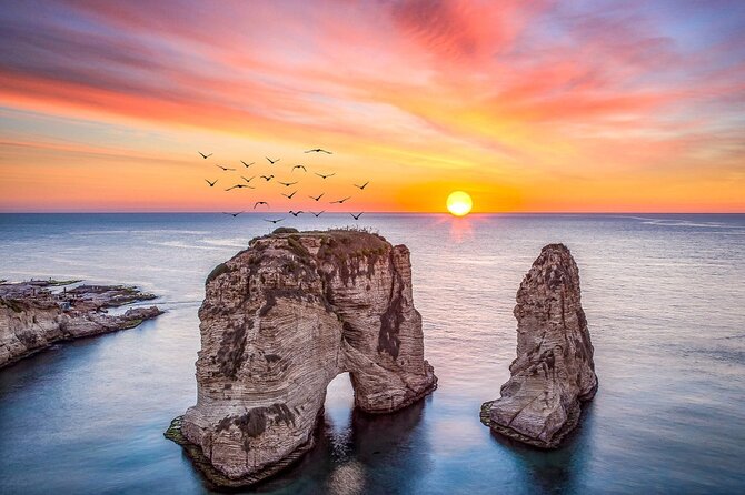 Pigeon Rocks Boat Ride Beirut (Raouche Rocks) - Boat Ride Experience