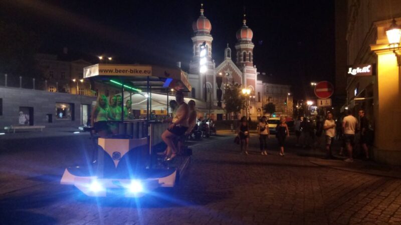 Pilsen: 1.5-Hour Beer Bike With Unlimited Beer - Included Amenities