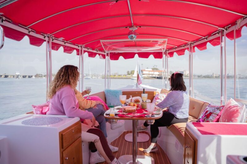 Pink Party Boat Cruise in San Diego Bay! Barbie Tour - Key Points