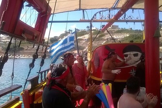 PIRATE BOAT 4.5h With Transfer & Lunch From Hersonissos CRETE - What To Expect