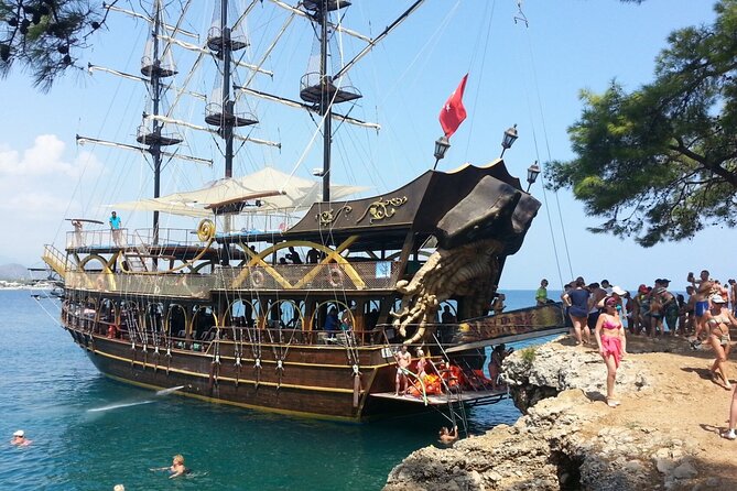 Pirate Boat Trip ,Lunch, Drinks&Transfer From Belek,Antalya,Kemer - Key Points