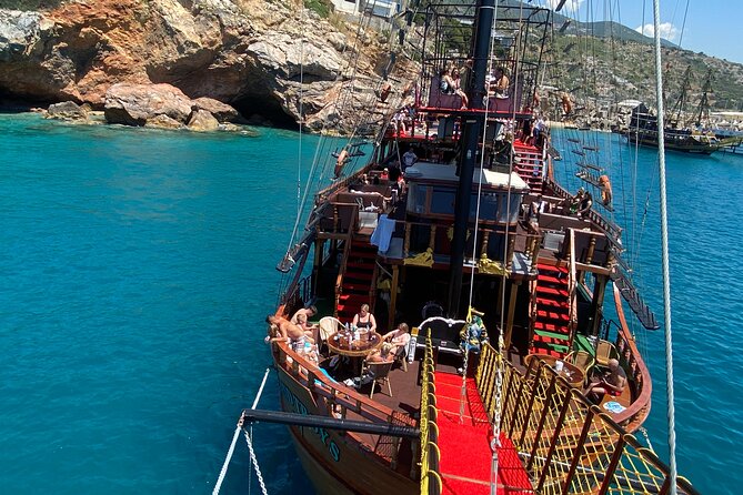 Pirate Ship Cruise With Food and Swimming Stops in Alanya - Tour Logistics