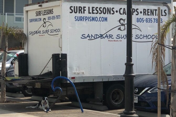 Pismo Beach, California, Surf Lessons - Parking and Meeting Location