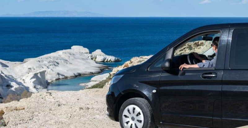 Plaka: Milos Highlights Private Tour With Hotel Pickup - Papafragkas Beach Cave